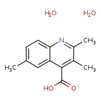 2,3,6-trimethylquinoline-4-carboxylic acid dihydrate