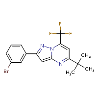 2-(3-bromophenyl)-5-tert-butyl-7-(trifluoromethyl)pyrazolo[1,5-a]pyrimidine