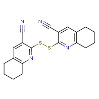 2-[(3-cyano-5,6,7,8-tetrahydroquinolin-2-yl)disulfanyl]-5,6,7,8-tetrahydroquinoline-3-carbonitrile