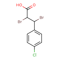 2,3-dibromo-3-(4-chlorophenyl)propanoic acid