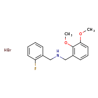 [(2,3-dimethoxyphenyl)methyl][(2-fluorophenyl)methyl]amine hydrobromide