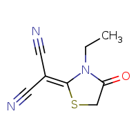 2-(3-ethyl-4-oxo-1,3-thiazolidin-2-ylidene)propanedinitrile