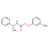 2-(3-methylphenoxy)-N-[(1R)-1-phenylethyl]acetamide