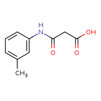 2-[(3-methylphenyl)carbamoyl]acetic acid