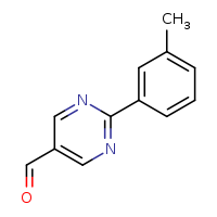 2-(3-methylphenyl)pyrimidine-5-carbaldehyde