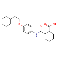2-{[4-(2-cyclohexylethoxy)phenyl]carbamoyl}cyclohexane-1-carboxylic acid