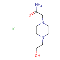 2-[4-(2-hydroxyethyl)piperazin-1-yl]acetamide hydrochloride
