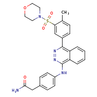 2-[4-({4-[4-methyl-3-(morpholine-4-sulfonyl)phenyl]phthalazin-1-yl}amino)phenyl]acetamide