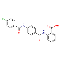 2-[4-(4-chlorobenzamido)benzamido]benzoic acid