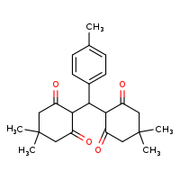 2-[(4,4-dimethyl-2,6-dioxocyclohexyl)(4-methylphenyl)methyl]-5,5-dimethylcyclohexane-1,3-dione