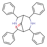 2,4,6,8-tetraphenyl-3,7-diazabicyclo[3.3.1]nonan-9-one