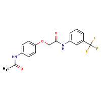 2-(4-acetamidophenoxy)-N-[3-(trifluoromethyl)phenyl]acetamide