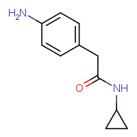 2-(4-aminophenyl)-N-cyclopropylacetamide