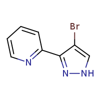 2-(4-bromo-1H-pyrazol-3-yl)pyridine