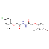 2-(4-bromo-2-methylphenoxy)-N'-[2-(4-chloro-2-methylphenoxy)acetyl]acetohydrazide