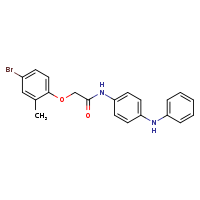2-(4-bromo-2-methylphenoxy)-N-[4-(phenylamino)phenyl]acetamide