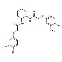 2-(4-bromo-3-methylphenoxy)-N-[(1S,2S)-2-[2-(4-bromo-3-methylphenoxy)acetamido]cyclohexyl]acetamide