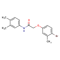 2-(4-bromo-3-methylphenoxy)-N-(3,4-dimethylphenyl)acetamide
