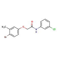 2-(4-bromo-3-methylphenoxy)-N-(3-chlorophenyl)acetamide