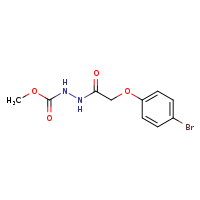 2-(4-bromophenoxy)-N'-(methoxycarbonyl)acetohydrazide