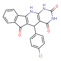 2-(4-chlorophenyl)-5,7,9-triazatetracyclo[8.7.0.0³,?.0¹¹,¹?]heptadeca-1(10),3(8),11(16),12,14-pentaene-4,6,17-trione