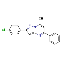 2-(4-chlorophenyl)-7-methyl-5-phenylpyrazolo[1,5-a]pyrimidine