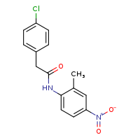 2-(4-chlorophenyl)-N-(2-methyl-4-nitrophenyl)acetamide