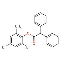 2,4-dibromo-6-methylphenyl 2,2-diphenylacetate