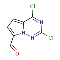 2,4-dichloropyrrolo[2,1-f][1,2,4]triazine-7-carbaldehyde