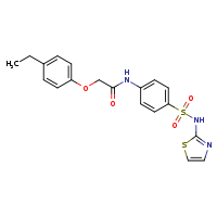 2-(4-ethylphenoxy)-N-{4-[(1,3-thiazol-2-yl)sulfamoyl]phenyl}acetamide