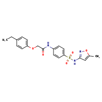 2-(4-ethylphenoxy)-N-{4-[(5-methyl-1,2-oxazol-3-yl)sulfamoyl]phenyl}acetamide