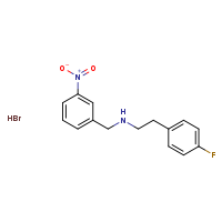 [2-(4-fluorophenyl)ethyl][(3-nitrophenyl)methyl]amine hydrobromide