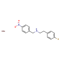 [2-(4-fluorophenyl)ethyl][(4-nitrophenyl)methyl]amine hydrobromide