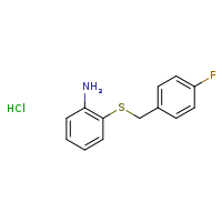 2-{[(4-fluorophenyl)methyl]sulfanyl}aniline hydrochloride