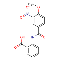 2-(4-methoxy-3-nitrobenzamido)benzoic acid
