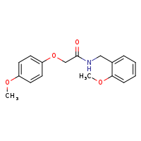 2-(4-methoxyphenoxy)-N-[(2-methoxyphenyl)methyl]acetamide