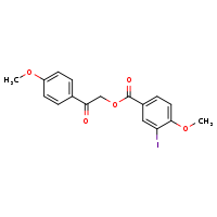 2-(4-methoxyphenyl)-2-oxoethyl 3-iodo-4-methoxybenzoate