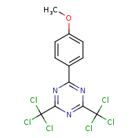 2-(4-methoxyphenyl)-4,6-bis(trichloromethyl)-1,3,5-triazine