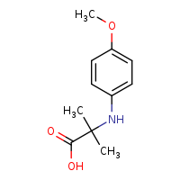 2-[(4-methoxyphenyl)amino]-2-methylpropanoic acid