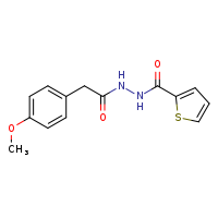 2-(4-methoxyphenyl)-N'-(thiophene-2-carbonyl)acetohydrazide
