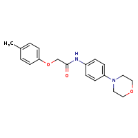 2-(4-methylphenoxy)-N-[4-(morpholin-4-yl)phenyl]acetamide