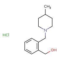 {2-[(4-methylpiperidin-1-yl)methyl]phenyl}methanol hydrochloride