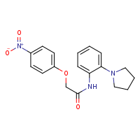 2-(4-nitrophenoxy)-N-[2-(pyrrolidin-1-yl)phenyl]acetamide