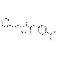 2-(4-nitrophenyl)-N-(4-phenylbutan-2-yl)acetamide