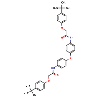 2-(4-tert-butylphenoxy)-N-(4-{4-[2-(4-tert-butylphenoxy)acetamido]phenoxy}phenyl)acetamide