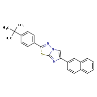 2-(4-tert-butylphenyl)-6-(naphthalen-2-yl)imidazo[2,1-b][1,3,4]thiadiazole
