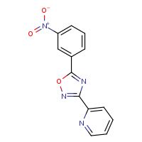 2-[5-(3-nitrophenyl)-1,2,4-oxadiazol-3-yl]pyridine