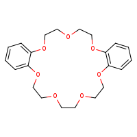 2,5,8,15,18,21,24-heptaoxatricyclo[23.4.0.0?,¹?]nonacosa-1(25),9,11,13,26,28-hexaene