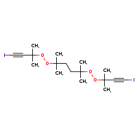 2,5-bis[(4-iodo-2-methylbut-3-yn-2-yl)peroxy]-2,5-dimethylhexane