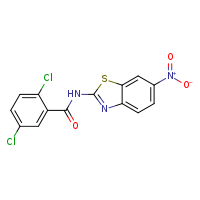 2,5-dichloro-N-(6-nitro-1,3-benzothiazol-2-yl)benzamide